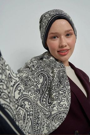شال مشکی زنانه ویسکون ED Scarf - کد 758836047