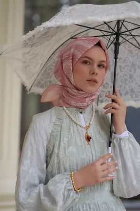روسری صورتی ساده ED Scarf - کد 812269640
