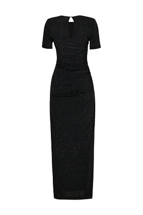 لباس مجلسی و فارغ التحصیلی مشکی زنانه مخلوط پلی استر Urban Muse - کد 921084800