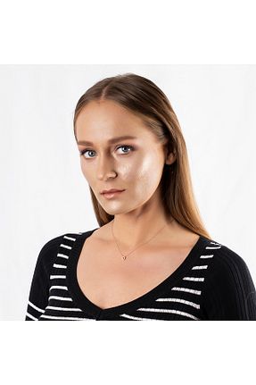 گردنبند نقره صورتی زنانه 925 عیار Tesbihane - کد 34924274