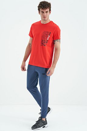 شلوار کرمگن آبی مردانه پنبه - پلی استر - الاستین Air Jones - کد 759351726