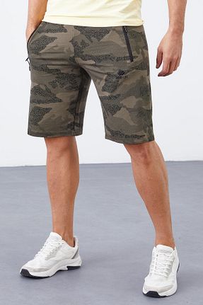 شلوارک و برمودا خاکی مردانه Relaxed TOMMY LIFE - کد 37611594
