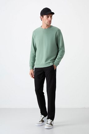 شلوار کرمگن مشکی مردانه اسلیم فیت TOMMY LIFE - کد 6568185