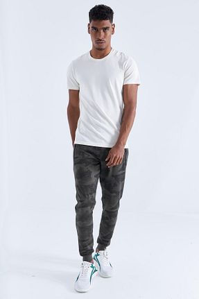 شلوار کرمگن خاکی مردانه پاچه تنگ TOMMY LIFE - کد 37611597