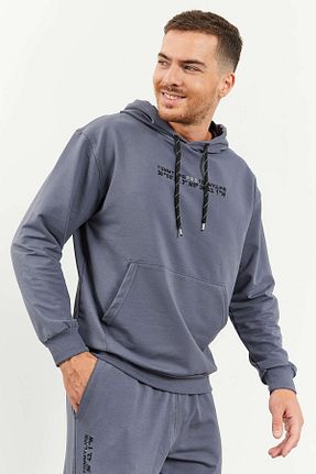 ست گرمکن آبی مردانه پنبه ای TOMMY LIFE - کد 89789677