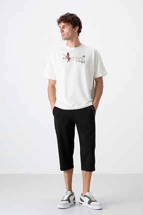 شلوارک و برمودا مشکی مردانه Relaxed TOMMY LIFE - کد 46128724