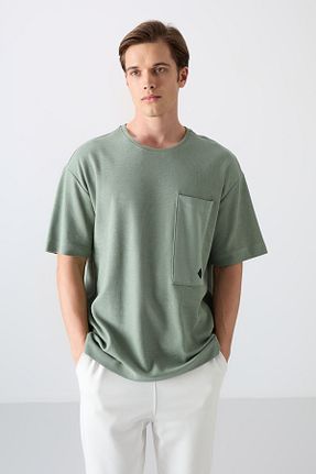 تیشرت سبز مردانه رگولار TOMMY LIFE - کد 812518287