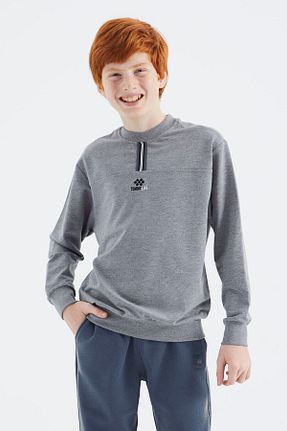 سوئیشرت طوسی بچه گانه چاپی TOMMY LIFE - کد 772441126