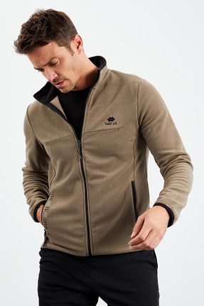 سوئیشرت قهوه ای مردانه ساده TOMMY LIFE - کد 152660652