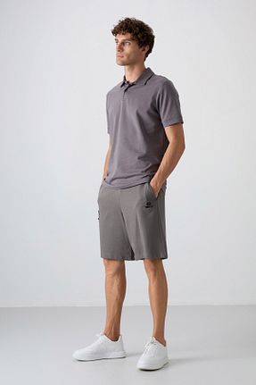 شلوارک و برمودا طوسی مردانه Relaxed TOMMY LIFE - کد 812618762