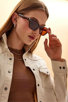 عینک آفتابی قهوه ای زنانه UV400 Modalucci - کد 833435851
