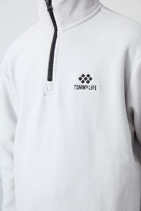 سوئیشرت طوسی بچه گانه ساده TOMMY LIFE - کد 852964489