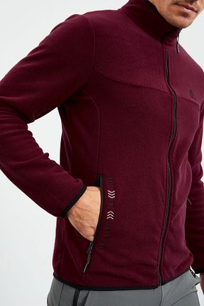 سوئیشرت زرشکی مردانه ساده TOMMY LIFE - کد 152660762