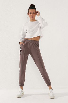 شلوار کرمگن قهوه ای زنانه Relaxed TOMMY LIFE - کد 51645014