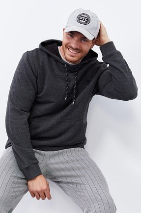 سوئیشرت طوسی مردانه ساده TOMMY LIFE - کد 51647328