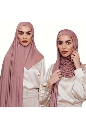 شال صورتی زنانه پنبه ای ardün hijab - کد 921100818