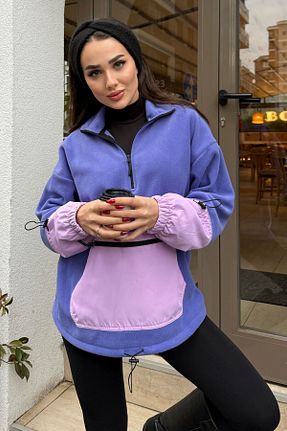 سوئیشرت سرمه ای زنانه ساده TOMMY LIFE - کد 368168026