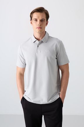 تیشرت طوسی مردانه رگولار TOMMY LIFE - کد 812519398