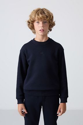 ست گرمکن سرمه ای بچه گانه پنبه ای TOMMY LIFE - کد 854000893