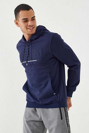 سوئیشرت سرمه ای مردانه چاپی TOMMY LIFE - کد 51723416