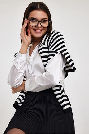 عینک محافظ نور آبی مشکی زنانه پلاستیک Modalucci - کد 797079312
