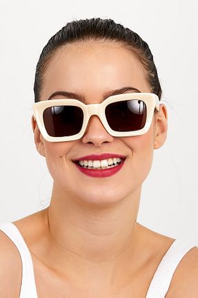 عینک آفتابی قهوه ای زنانه UV400 Modalucci - کد 785357790