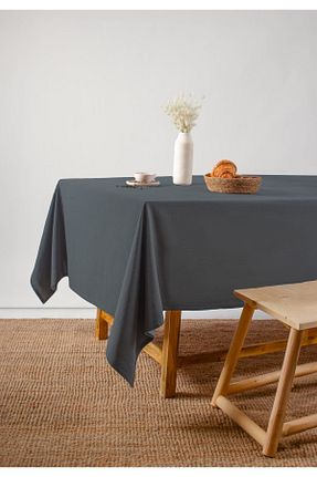 رومیزی طوسی کتان Wellstil - کد 370802657