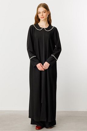 کلاه و ابایا مشکی زنانه بافتنی Micca - کد 921122405