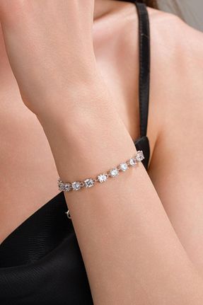 دستبند نقره رنگی زنانه 925 عیار Tmt Silver - کد 922016284