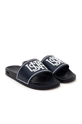 دمپائی سرمه ای مردانه پاشنه تخت U.S. Polo Assn. - کد 921121892