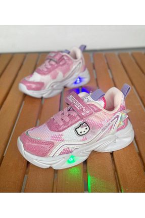کفش اسنیکر صورتی بچه گانه چسبی Surpie Shoes - کد 921146938