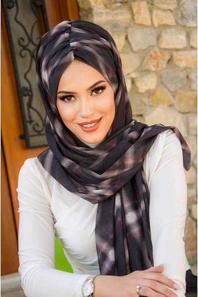 روسری رنگی Batik Aişe Tesettür - کد 921148153