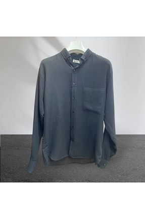 پیراهن مشکی مردانه رگولار New Sheet - کد 921143970