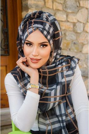 روسری رنگی Aişe Tesettür - کد 921148157
