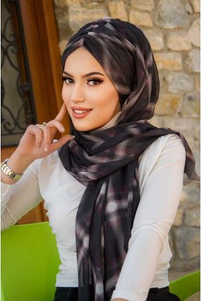 روسری رنگی Batik Aişe Tesettür - کد 921148153