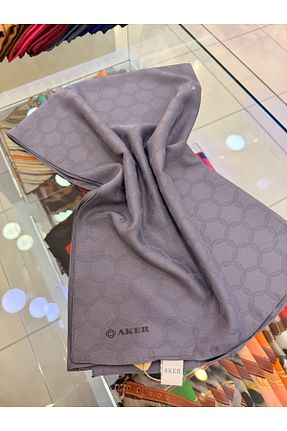 شال طوسی زنانه پلی استر Aker - کد 921144151
