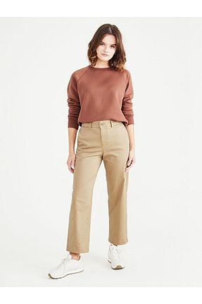 شلوار بژ زنانه بافتنی Dockers - کد 921961007