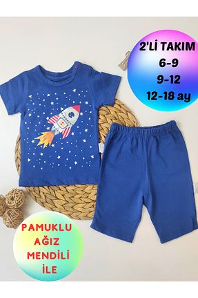 ست نوزادی سرمه ای بچه گانه پنبه ای Tomuycuk Bebe - کد 101974410