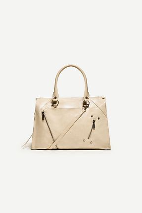 کیف دستی طوسی زنانه Bershka - کد 921170922