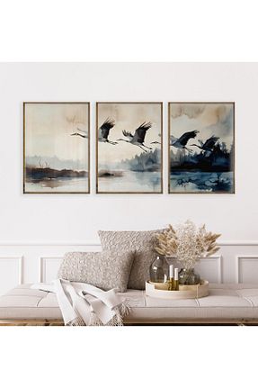 تابلو قهوه ای چوب Dekorsiahome - کد 921168955
