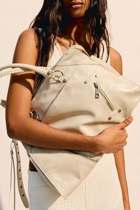 کیف دستی طوسی زنانه Bershka - کد 921170922