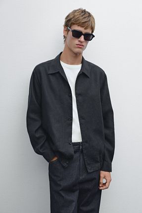 کت سرمه ای مردانه رگولار Massimo Dutti - کد 906424862