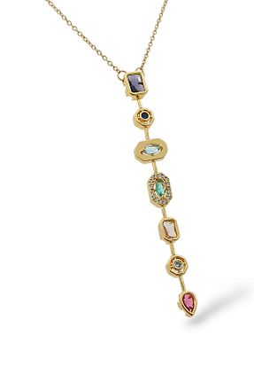 گردنبند استیل ( فولاد ) طلائی زنانه استیل (فولاد) Çlk Accessories - کد 921190761