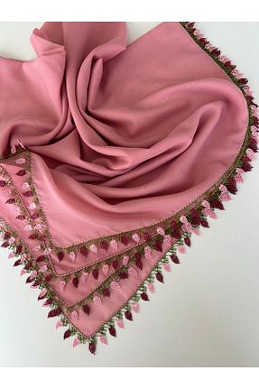 روسری صورتی %100 پنبه REYYAN - کد 921192300