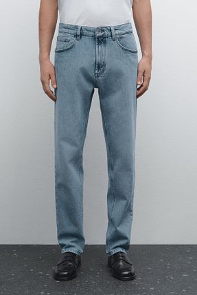 شلوار جین آبی مردانه رگولار Massimo Dutti - کد 905100609