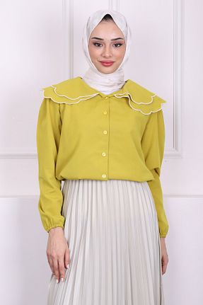 پیراهن حجاب سبز زنانه رگولار İmajButik - کد 921192763