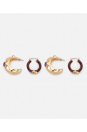 گوشواره جواهر طلائی İpekyol - کد 921195243