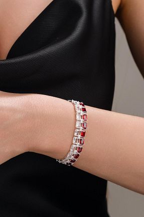 دستبند نقره سفید زنانه 925 عیار Tmt Silver - کد 921190927