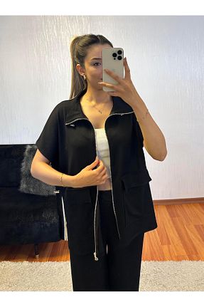 ست بالاتنه و پائین تنه مشکی زنانه SHINE STYLE - کد 921531617