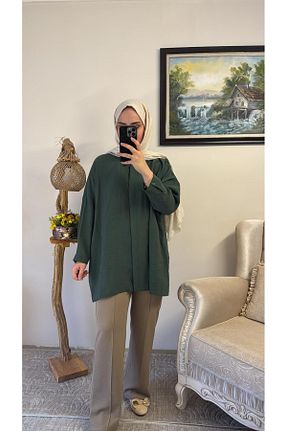 پیراهن سبز زنانه رگولار Nuss - کد 899708362